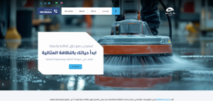 دار زايدة للنظافة (لقطة شاشة للموقع)